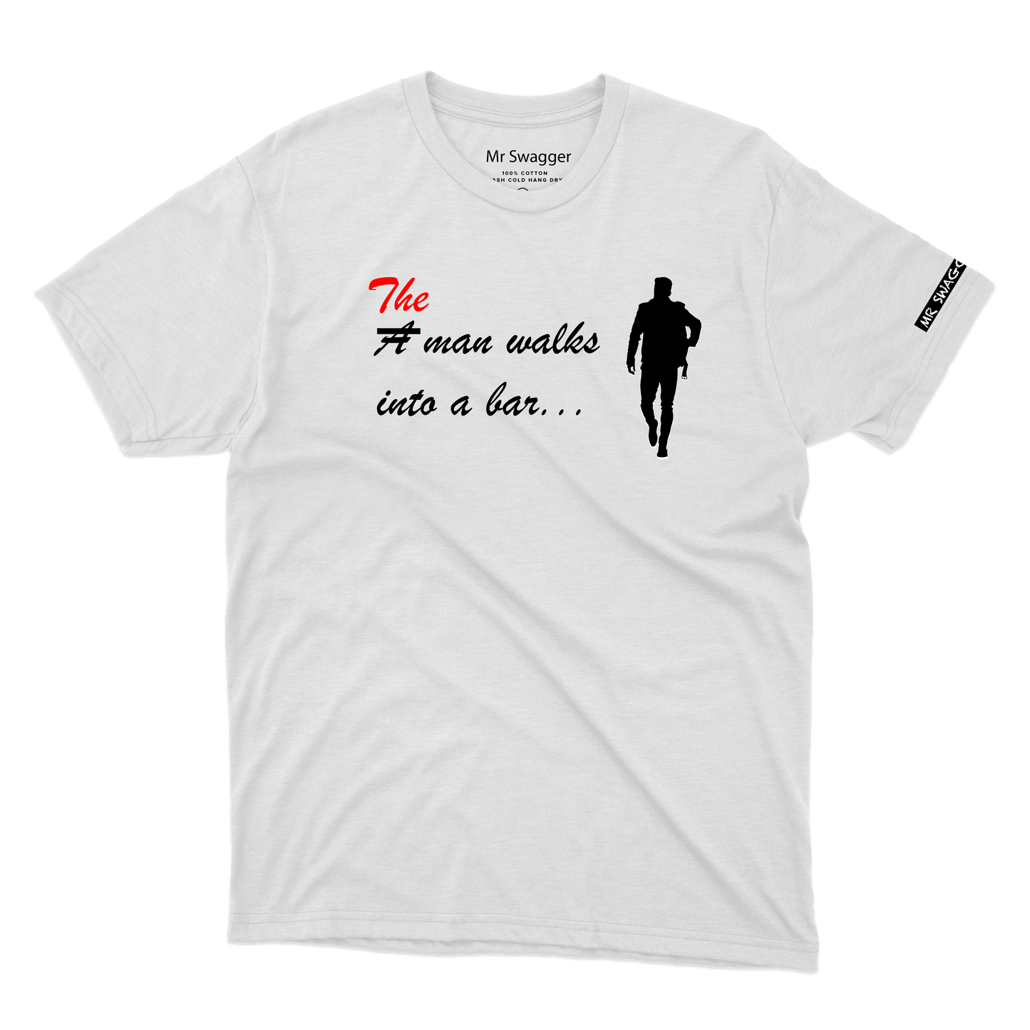 A man walks into a bar Tee White