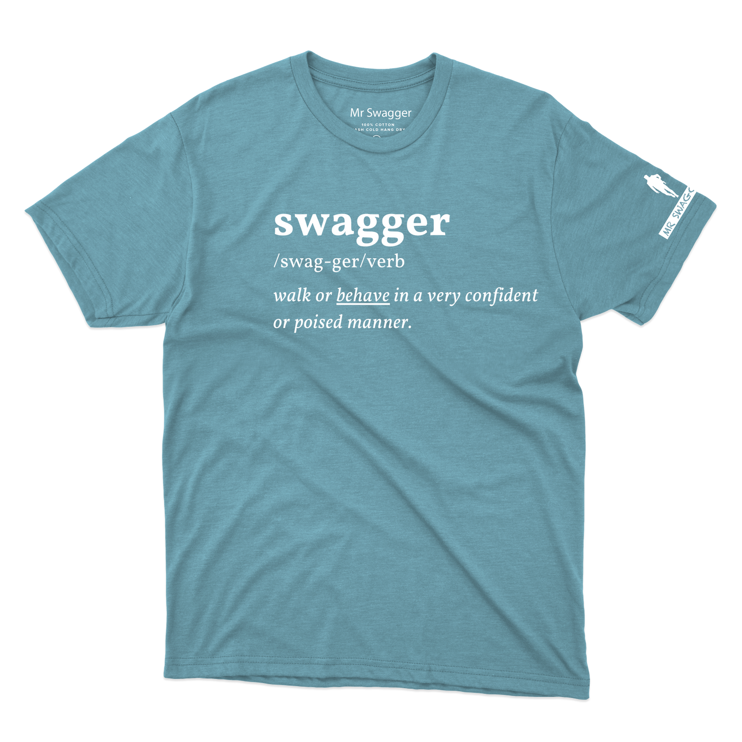 Swagger Definition Tee Light Blue