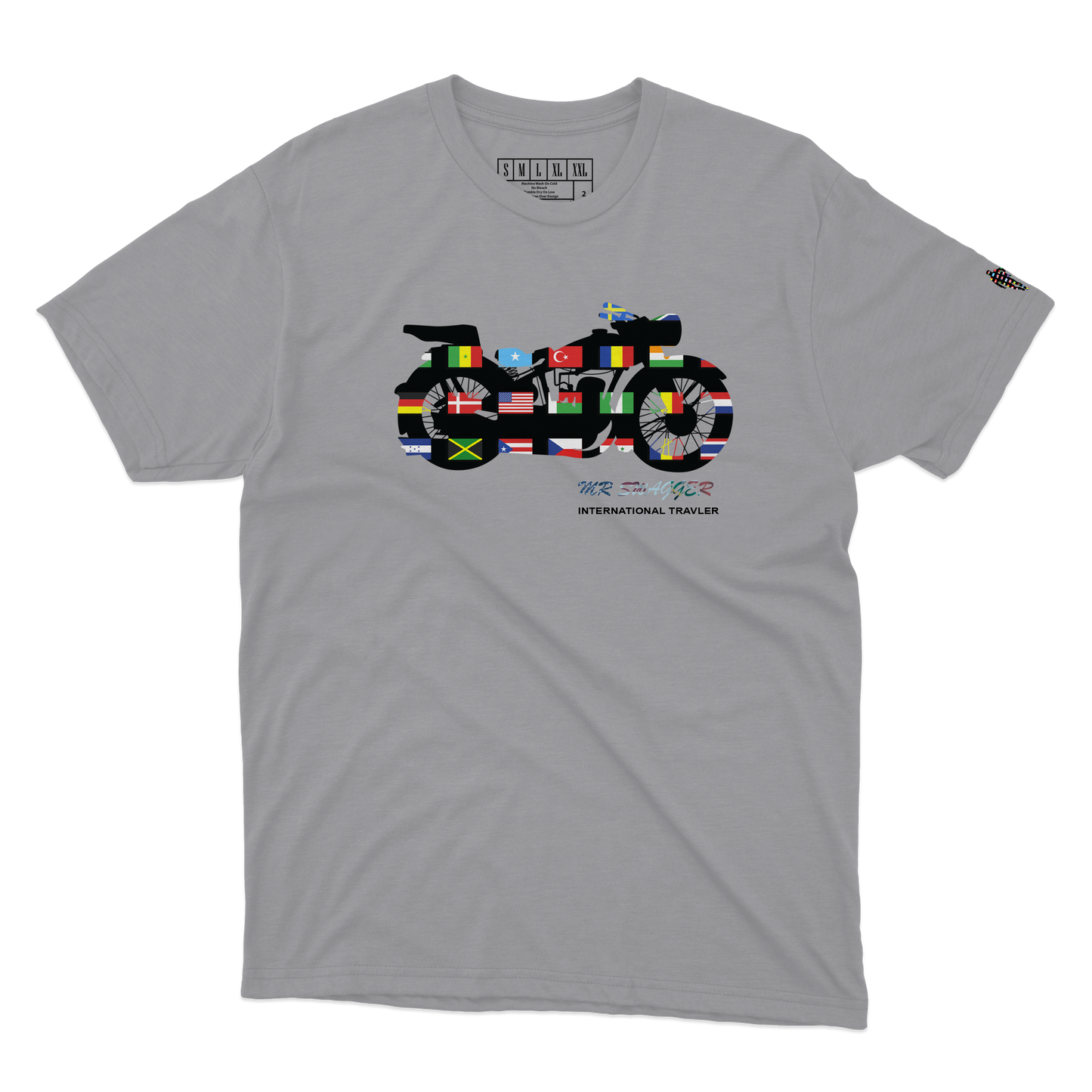 Gray T-Shirt International Moto