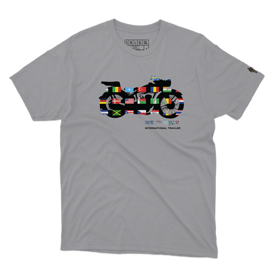 Gray T-Shirt International Moto
