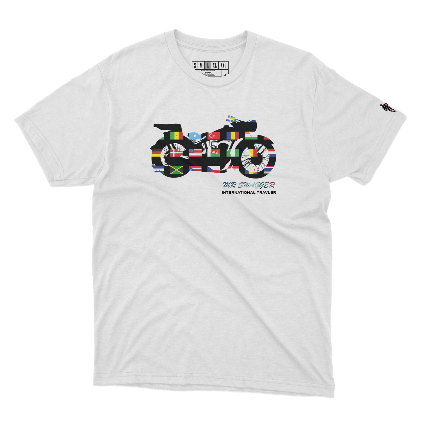 White T-Shirt International Moto