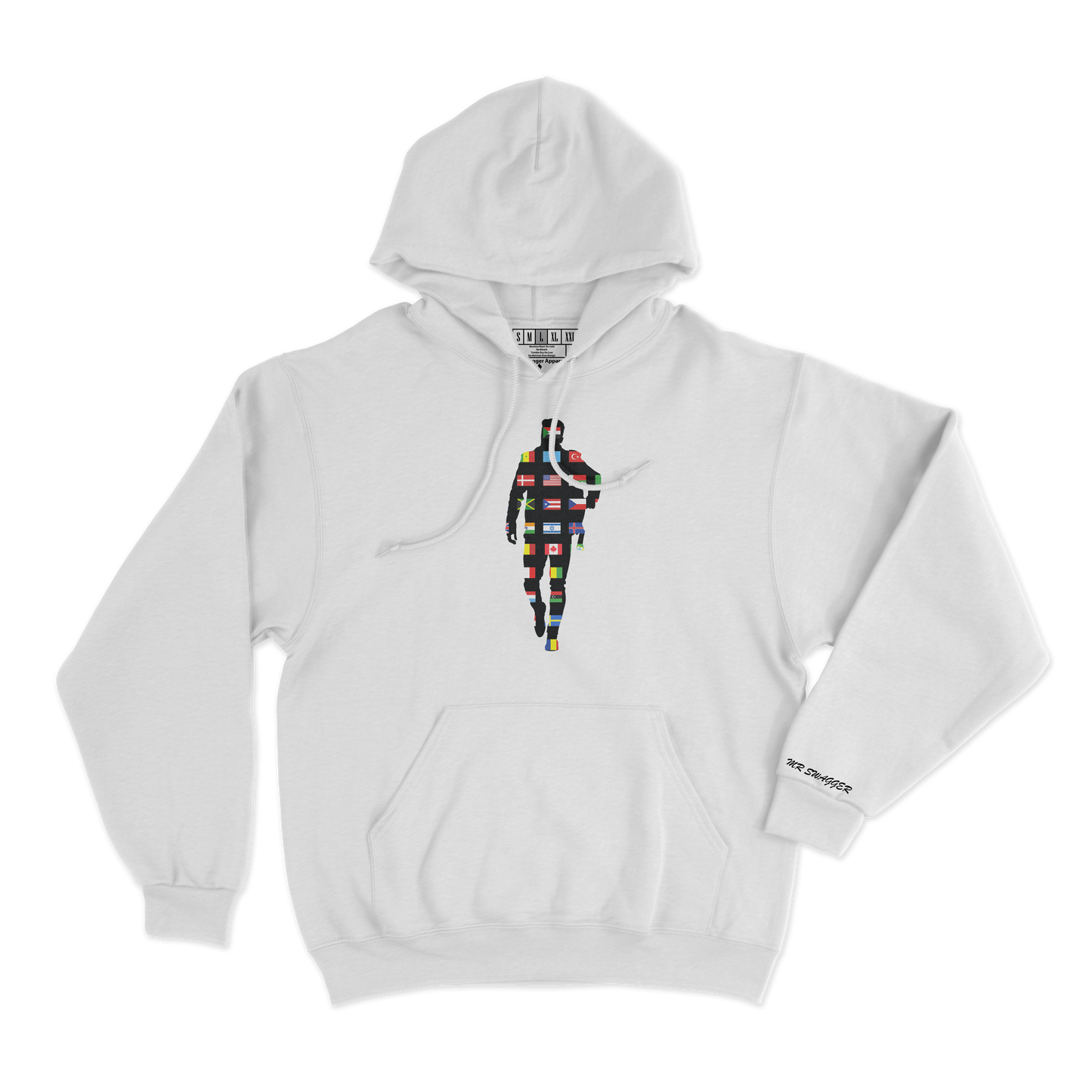 White Hoodie International Traveler Solo