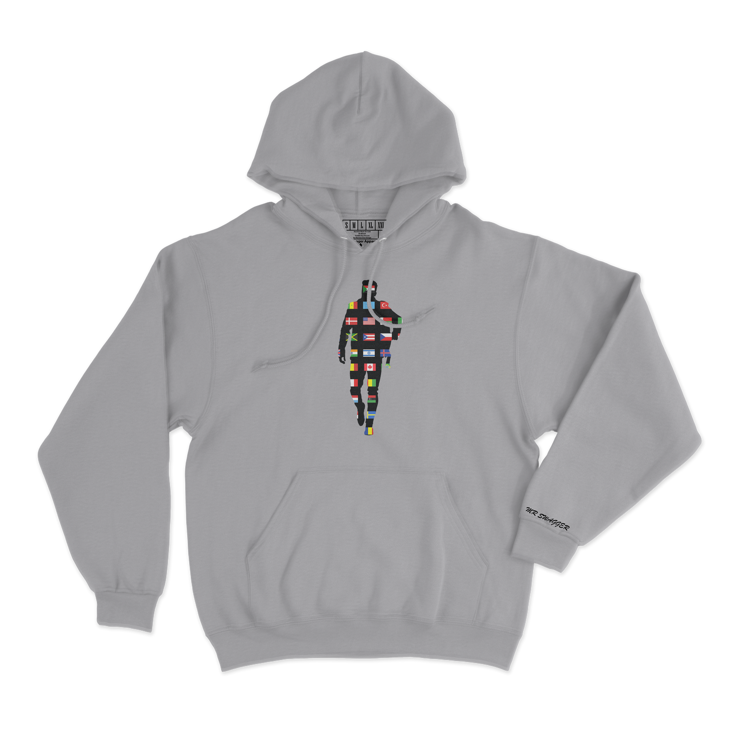 Gray Hoodie International Traveler Solo