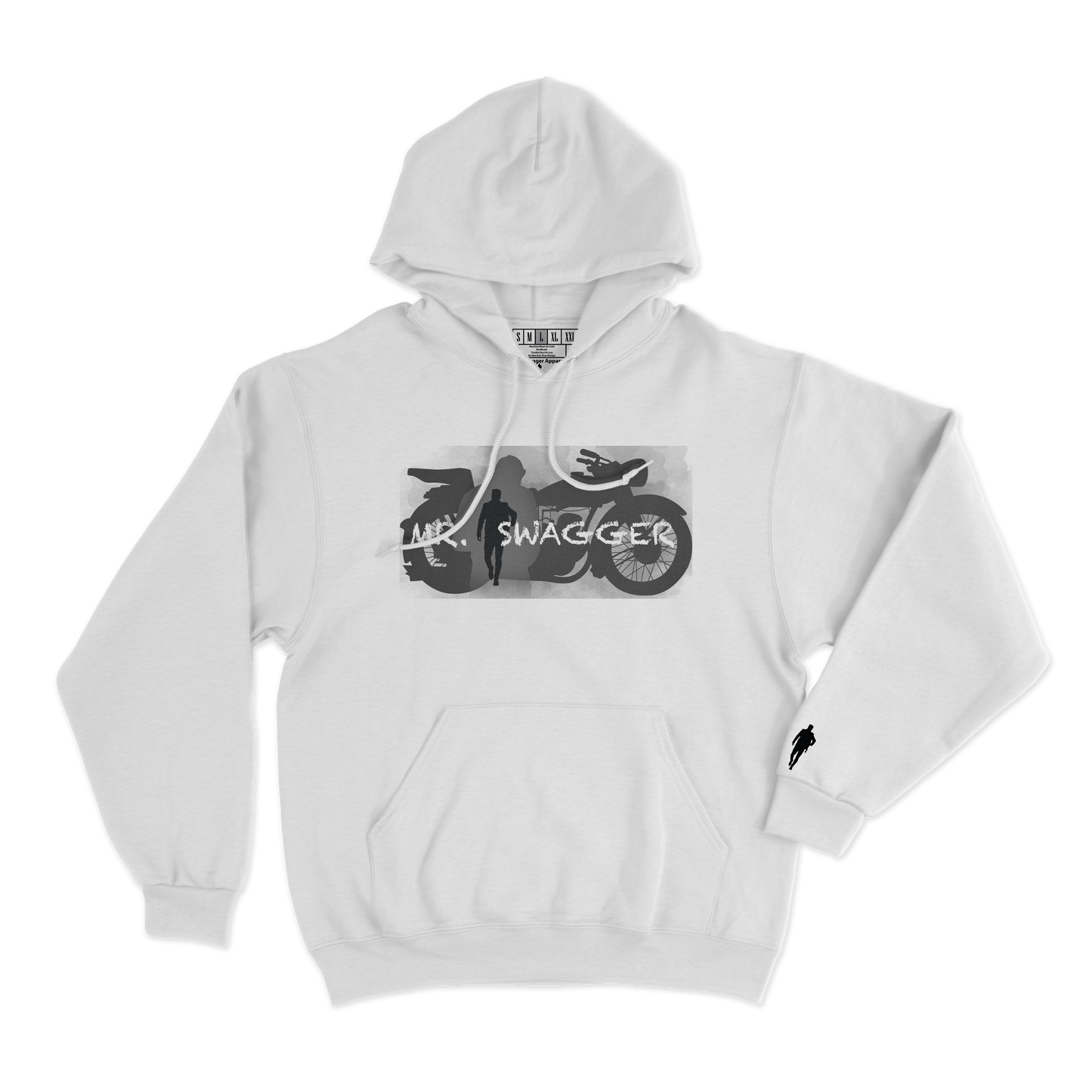 White Hoodie Moto