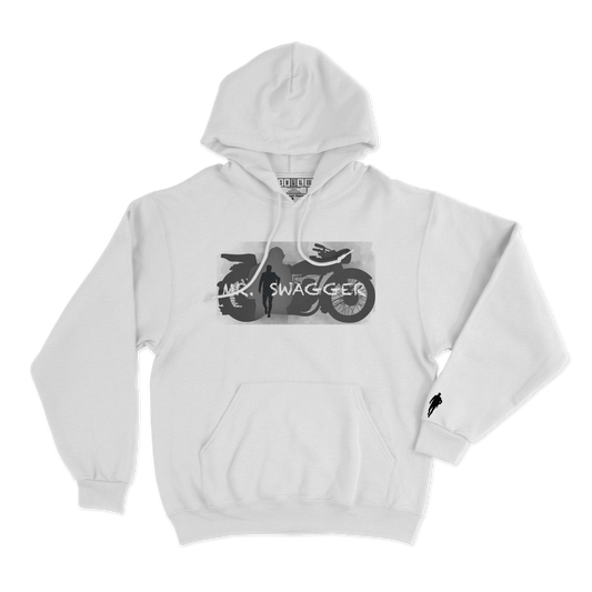 White Hoodie Moto