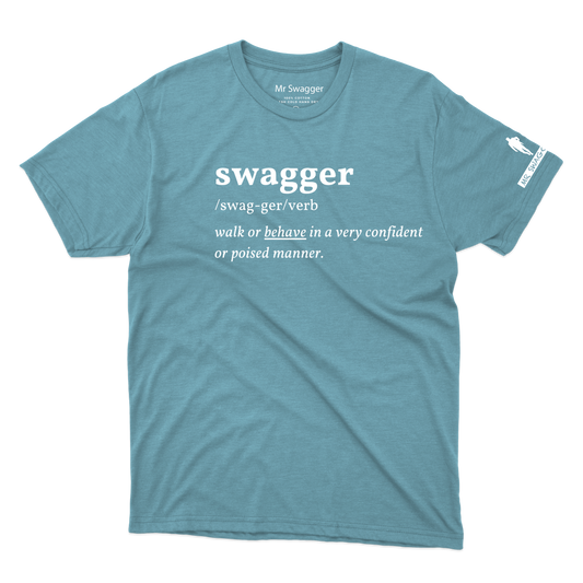 Swagger Definition Tee Light Blue