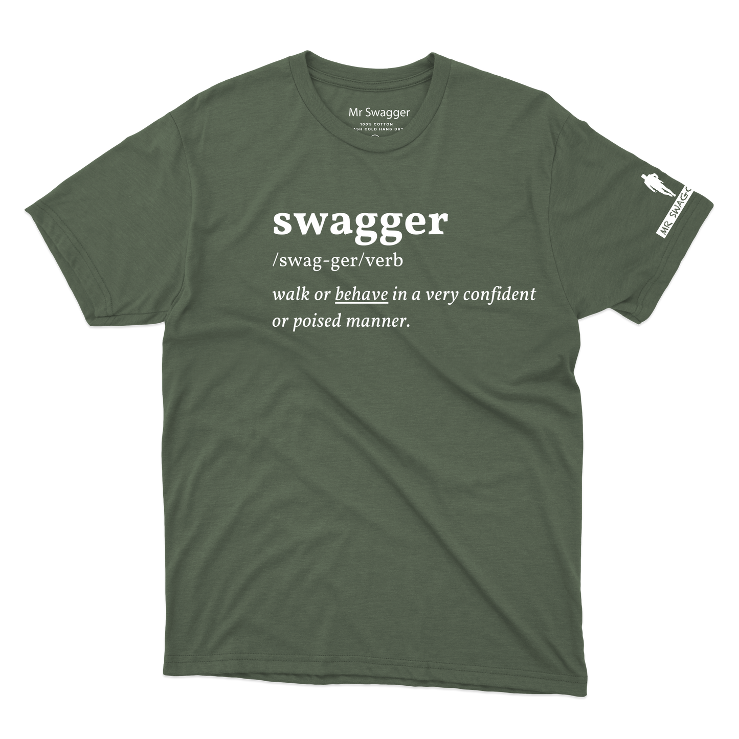 Swagger Definition Tee Olive Green