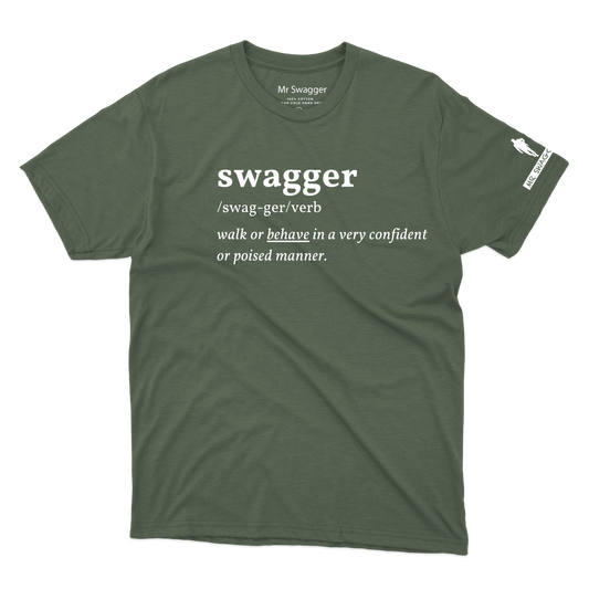 Swagger Definition Tee Olive Green