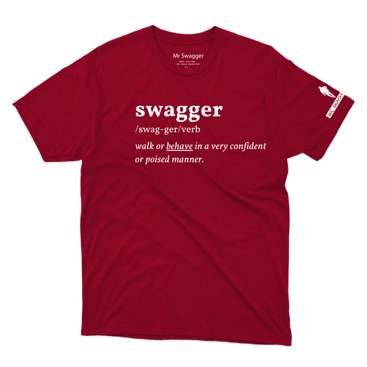 Swagger Definition Tee Light Red