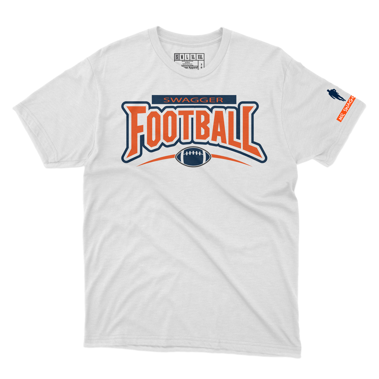 Mr Swagger Football Tee White